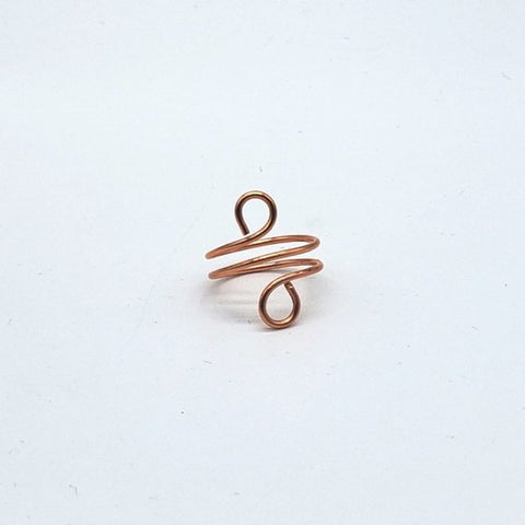 Handcrafted Adjustable Copper Ring